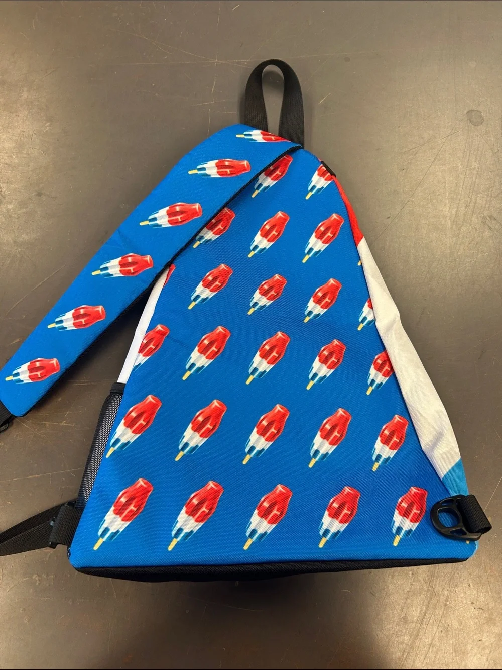Bomb Pop Tri-Color Sling Bag - Red White Blue